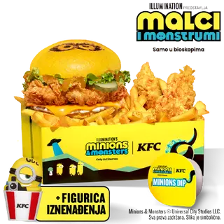 Minions Burger Box