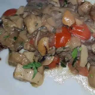 Solomillo De Cerdo Con Salsa Boletus