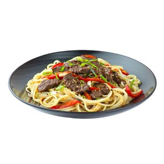 Menú Fideos Chinos Con Ternera