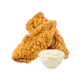 Хрупкаво пилешко филе + сос (2бр)