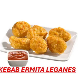 MENU NUGGET DE POLLO CON PATAS Y REFRESCOS