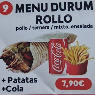 Menu Durum rollo