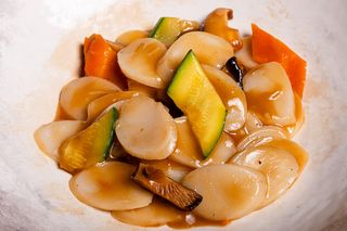 30. Gnocchi di riso con gamberi