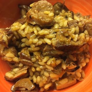 Arroz de pollo y longaniza 