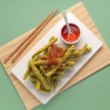 Спаржева квасоля фрі