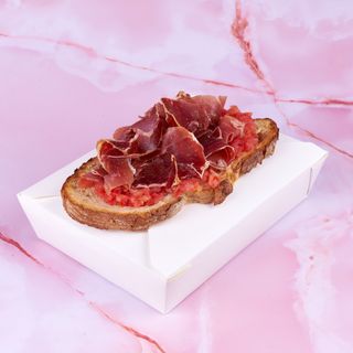 Tostada de jamón serrano