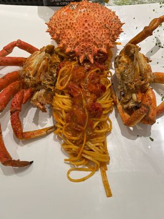 Tagliolino al granchio blu (secondo disponibilità)