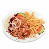 Plato Kebab Doble Con Arroz