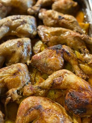 Пиле с картофи