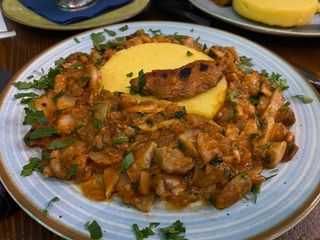 Tocăniță de hribi și ciuperci sălbatice