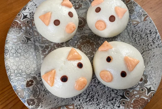 Pane maialino 4 pezzi猪猪包