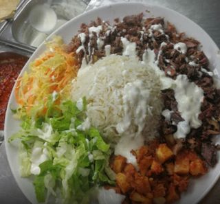 Kebab piatto con riso basmati - grande