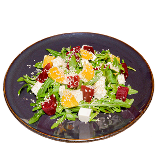 Свекольный салат с рукколой