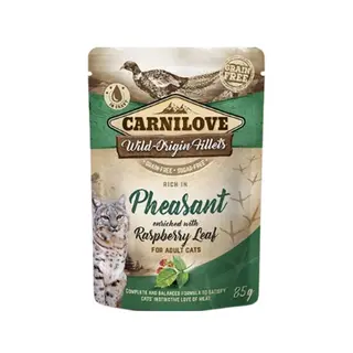 Carnilove Faisan aux Feuilles de Framboisie sauce 85g