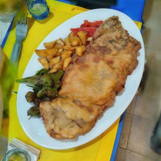 Cachopo XL De Ternera Con Jamón,queso