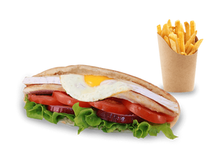 Sandwich Œuf & Escalope