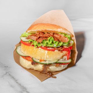 гамбургер двойной с говядиной