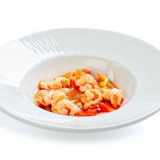 198. Gamberi in salsa piccante