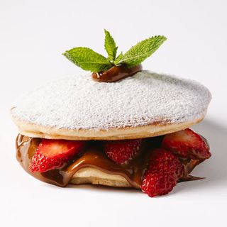 Dorayaki Dulce de Leche y Fresa