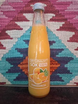 Sok tłoczony pomarańcza