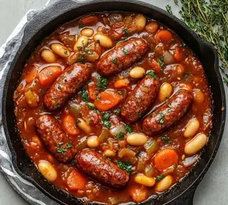 Beens With Sausages