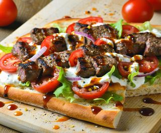 Foccacia kebab