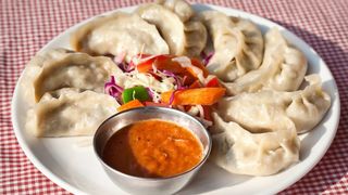 momo frango {dumpling} STEAM