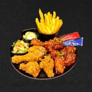 Half and Half Chicken