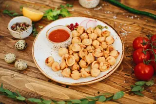 Жаренные пельмени