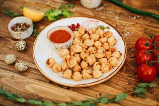 Жаренные пельмени