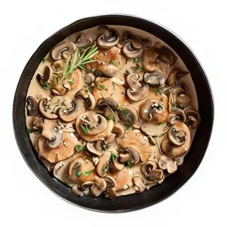 Ternera Con Champiñones