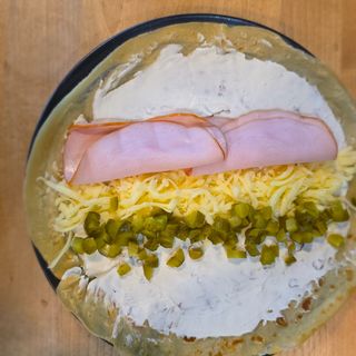 Солена палачинка с пуешко филе 30см.