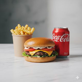 Panino hamburger menu