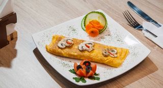 Omletă cu ciupercuțe 