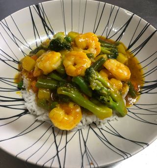 132. Poke Bowl de Gambas Curry