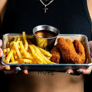 Chicken Tender con Palo McCain.