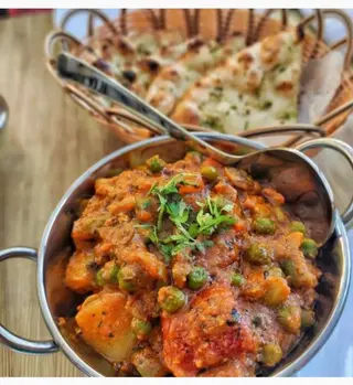 Mix Verduras Curry + arroz basmati 
