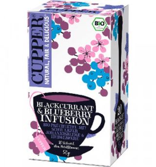 Infusion Blackcurrant Blueberry Cupper 20 Bolsitas