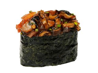 Gunkan z tunczykiem i shitake