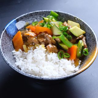 29.Arroz de ternera con salsa curry