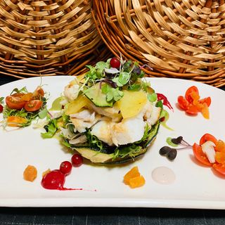 Ensalada de milhojas de calabacín