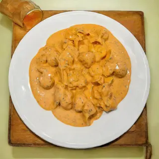 Fagottini de queso y pera