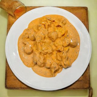 Fagottini de queso y pera