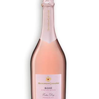 Botella Vino Espumoso Prosecco. Rosé Extra Dry. D.O. Trevisso.  Bod. Maschio dei Cavalieri.
