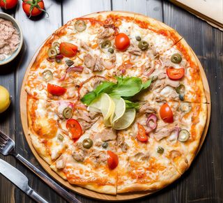 Pizza de atún (32 cm.)