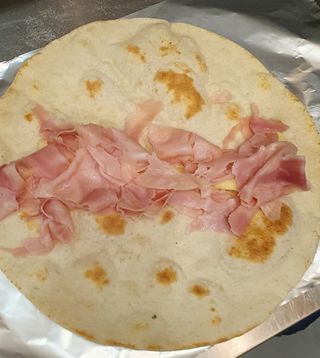 Piada cotto e fontina