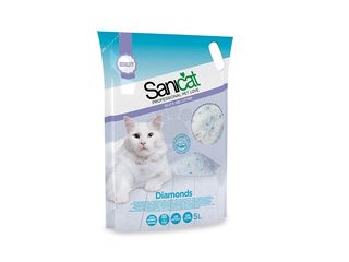 Sanicat Diamonds Natural - силиконова котешка тоалетна 5 литра