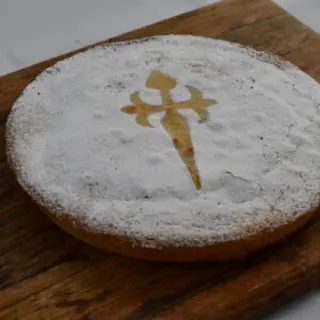 Tarta de Santiago grande