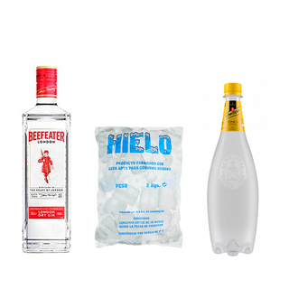 Pack Beefeater (Ginebra Beefeater+Hielo+ Tónica 1l.)