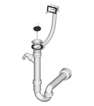 (007706) Sifon za sudoper s prelivom 195334